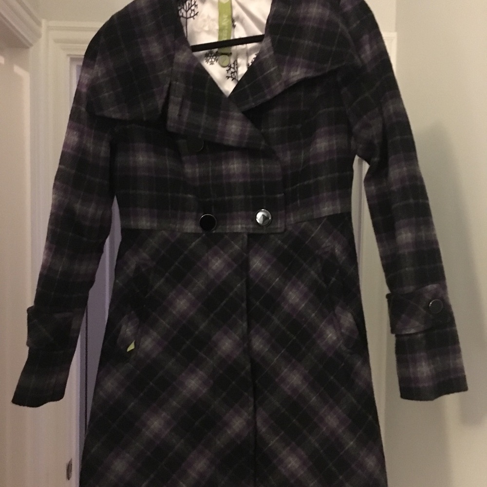 Wool trench coat